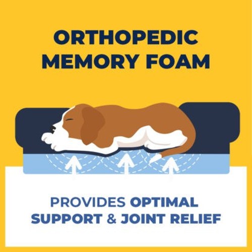 benefits of othopedic memory foam dog bed