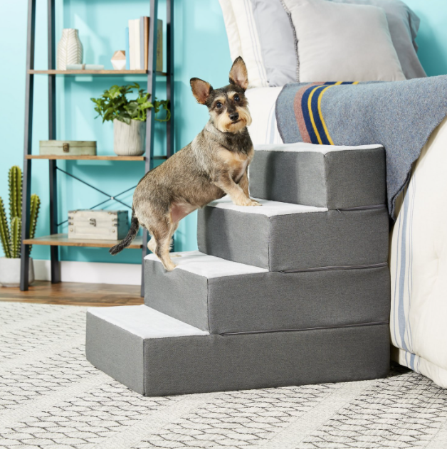 zinus easy dog stairs