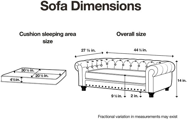 Enchanted Home Wentworth Dog Coach Dimensions