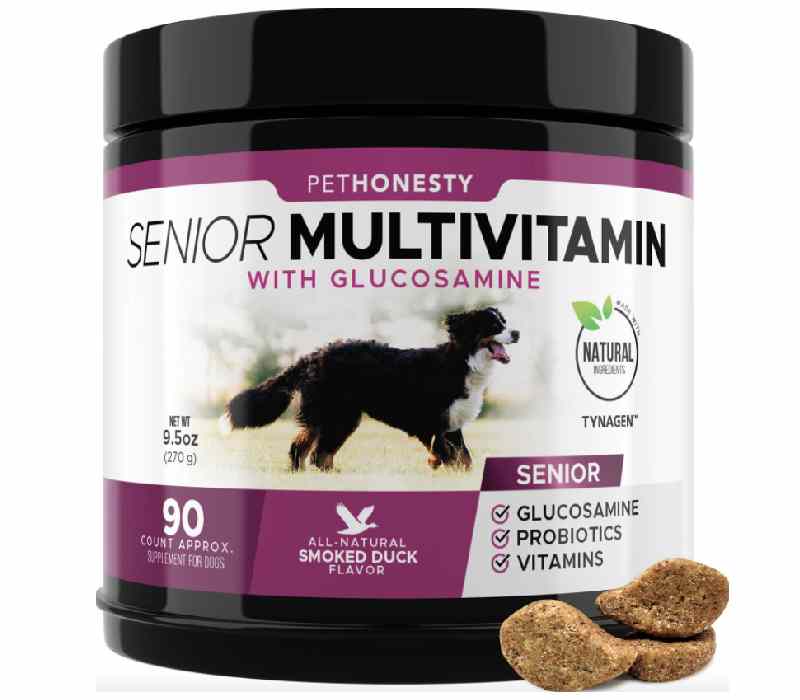 Pethonesty Senior Dog Multivitamin with Glucosamine