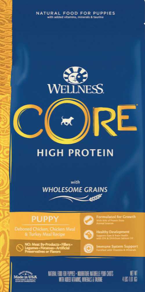 wellness core high protein puppy food