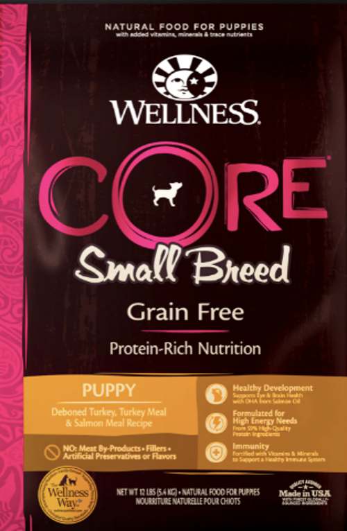 wellness core small breed puppy food