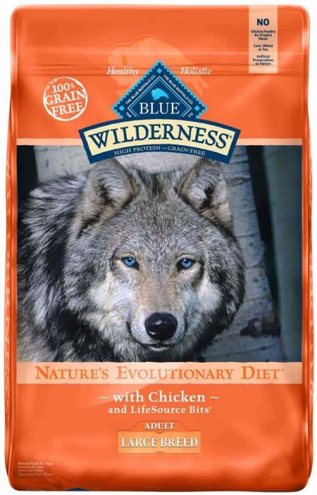 Blue Wilderness Large Breed dog food without grains