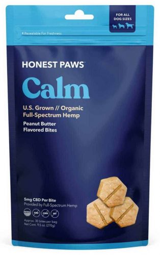 HonestPaw Peanut Butter CBD Dog treats