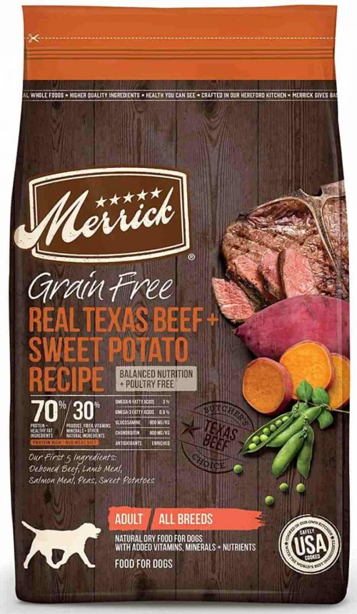 Merrick Grain Free dog food