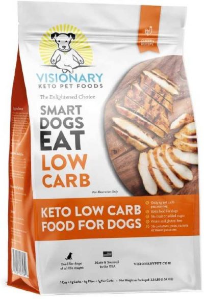 Visionary Pet Low Carb High Protein Dog Food, Chicken Flavor