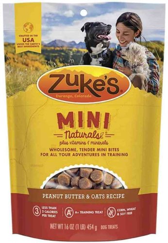 Zukes peanut butter dog treats